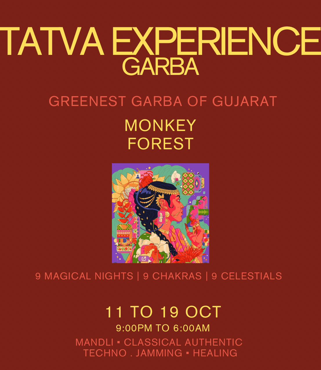 Tatva Experience Garba X Monkey Forest