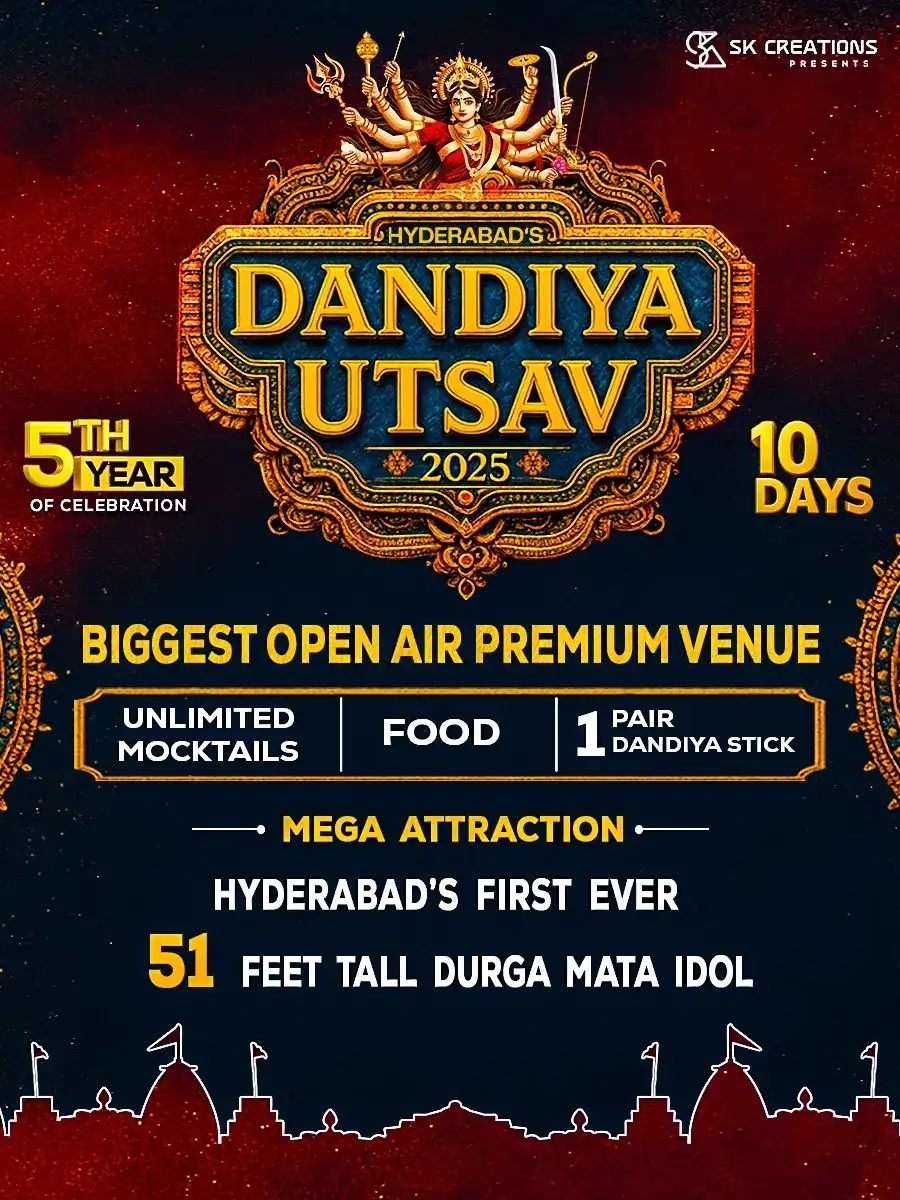 Hyderabad's Dandiya Utsav 2025